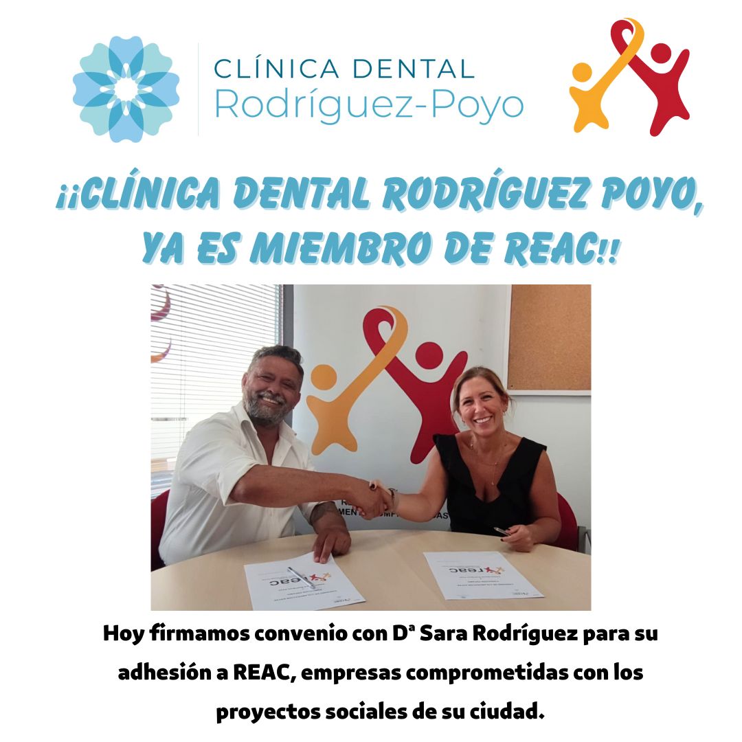 CLÍNICA DENTAL RODRÍGUEZ POYO FIRMA SU PRIMER CONVENIO REAC