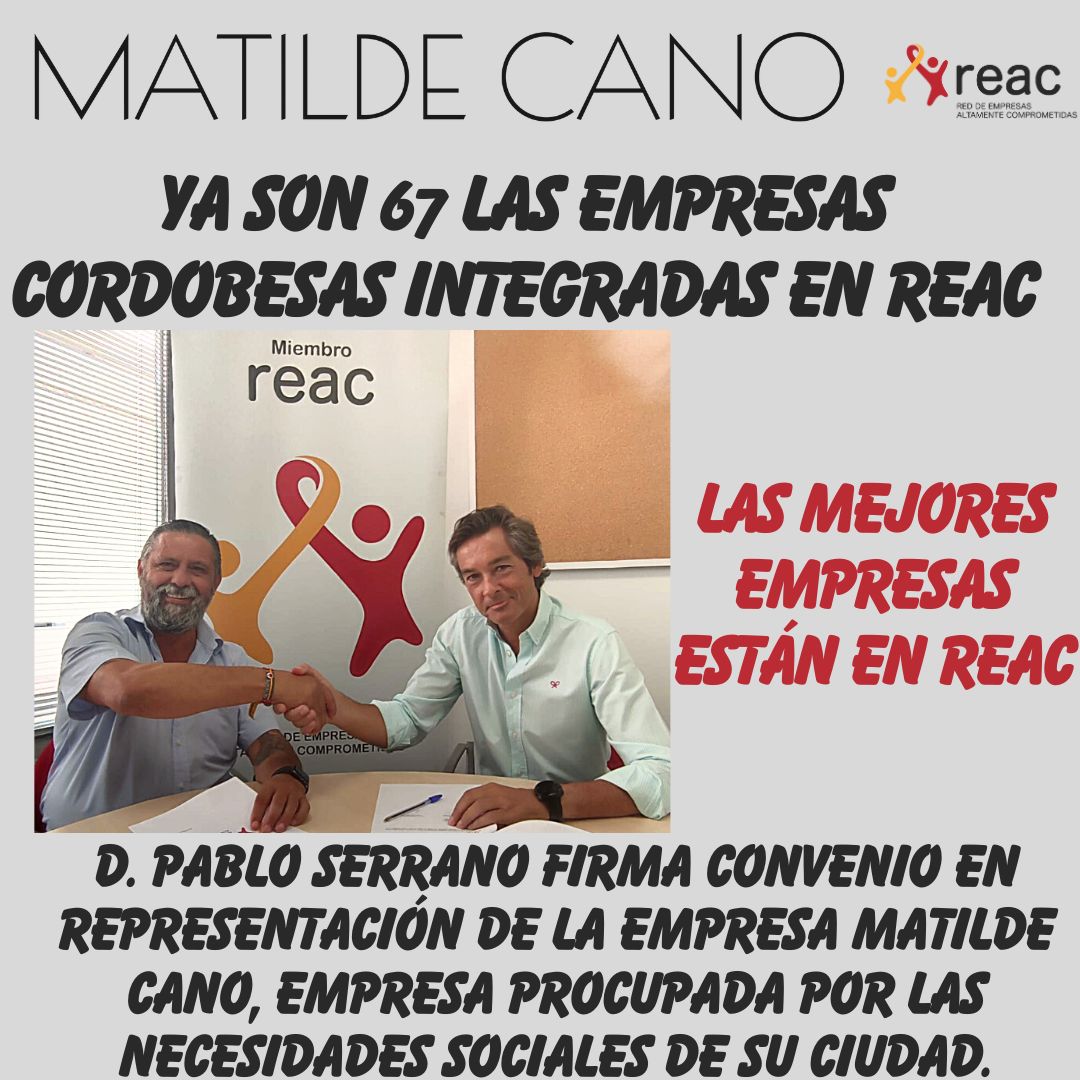 MATILDE CANO HACE LA EMPRESA 67 DE REAC