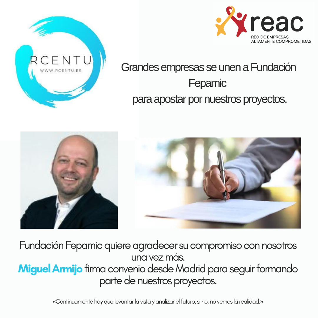 R CENTU FIRMA CONVENIO CON REAC
