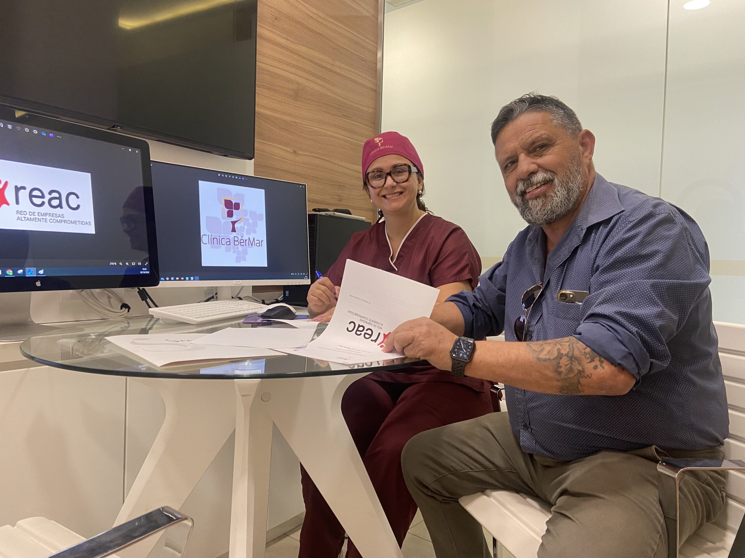 Clinica Bérmar Firma una vez más con Reac